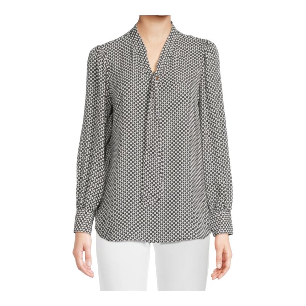 Adrianna Papell Tie Blouse